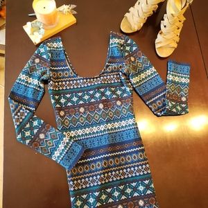 Tribal form fitting (think club) dress F21